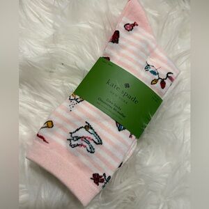 NWT Kate Spade Three Pack of Crew Socks